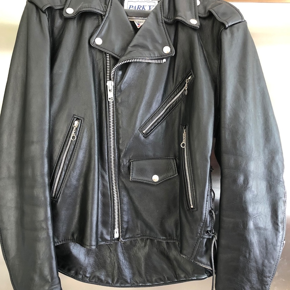 Genuine Leather Motorcycle Jacket